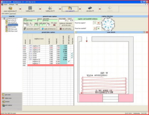 Расчет теплого пола - интерфейс Multiplaner CAD (эскиз помещения)